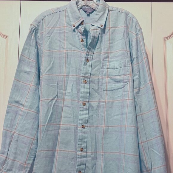 Tackle & Tides-Men's Long Sleeve Size XL Flannel Casual Button Up Shirt-Fall-Com - Picture 2 of 13